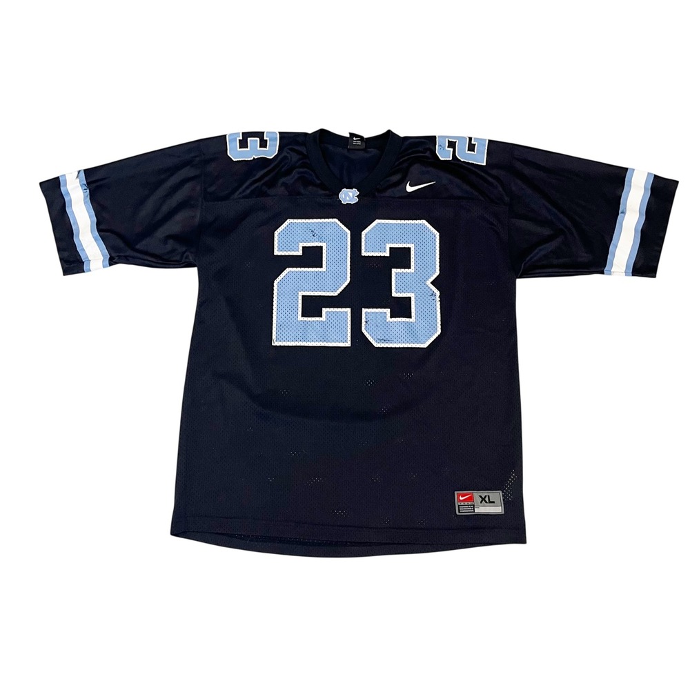 Vintage Nike North Carolina Tar Heels Jersey 23 UNC Black Y2K 2002 Mens Size XL